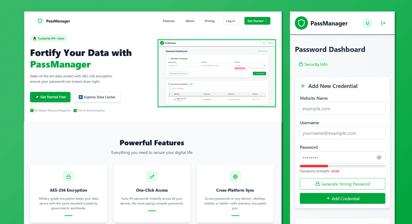 PassManager Web App