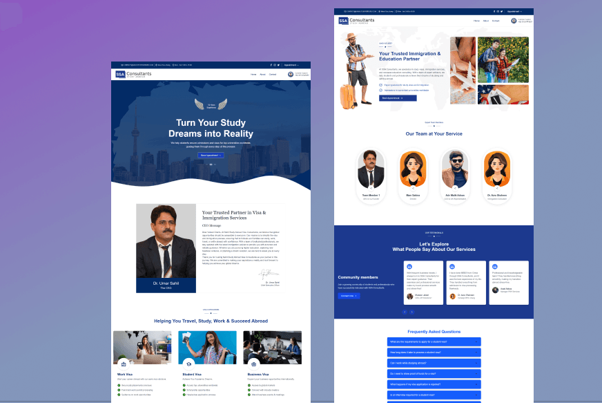 Sahil Consultants Website