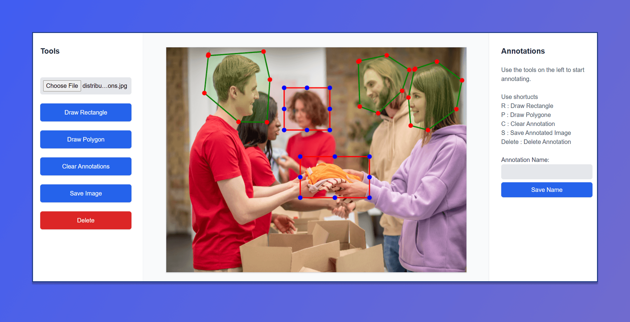 Image Annotation Tool