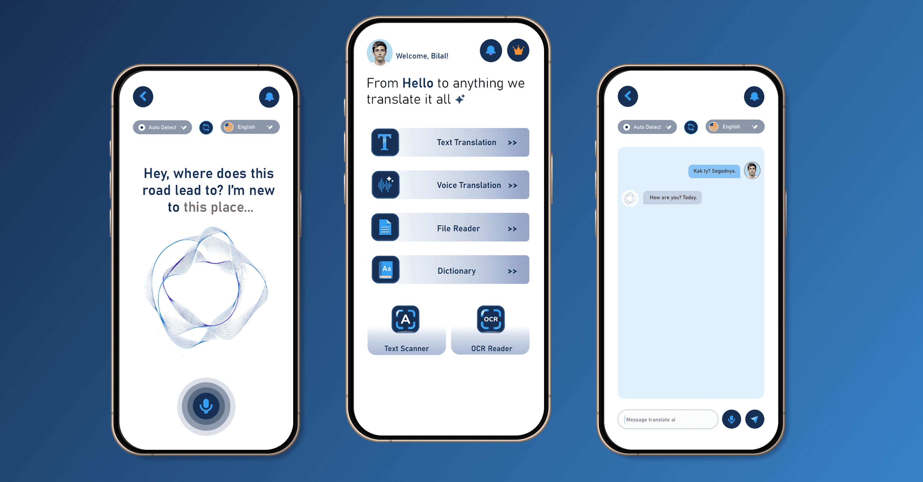 Multilingual conversation App