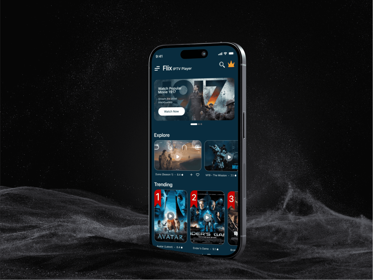 IPTV Player App Design