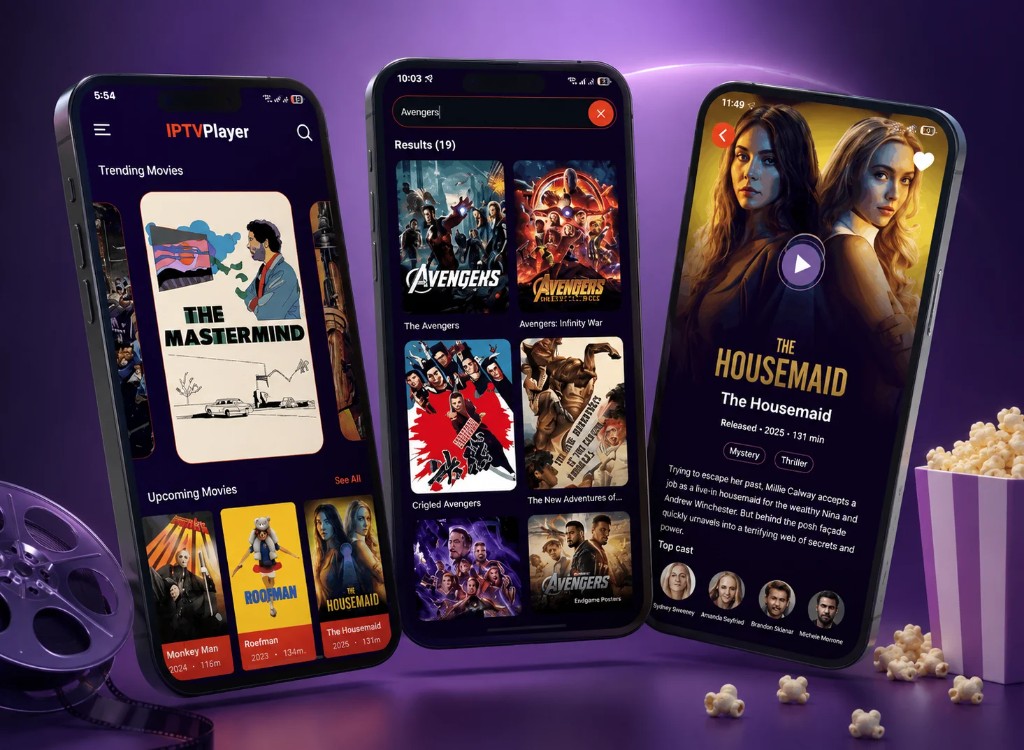 Cineverse mobile app design
