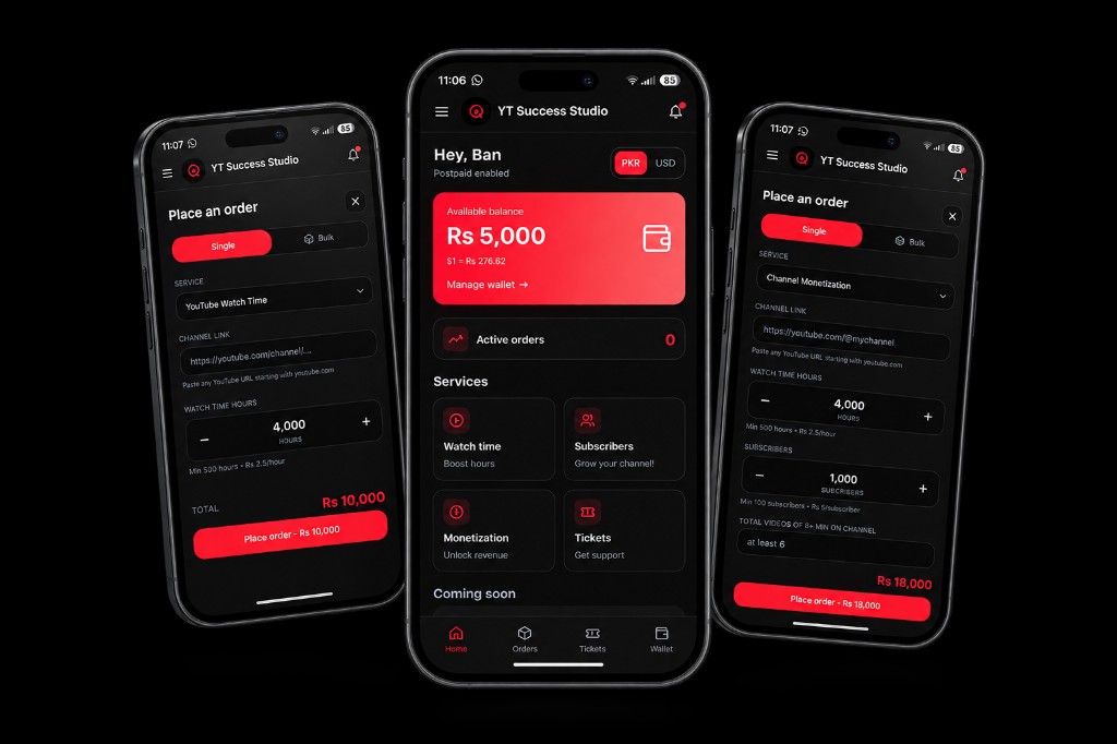 YT Success Studio Android app